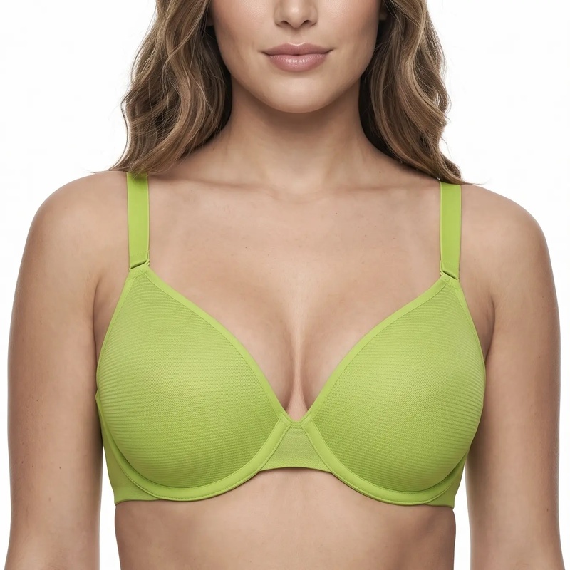 Sheer Mesh Bra - Reggiseno minimizzatore a collo alto multiway