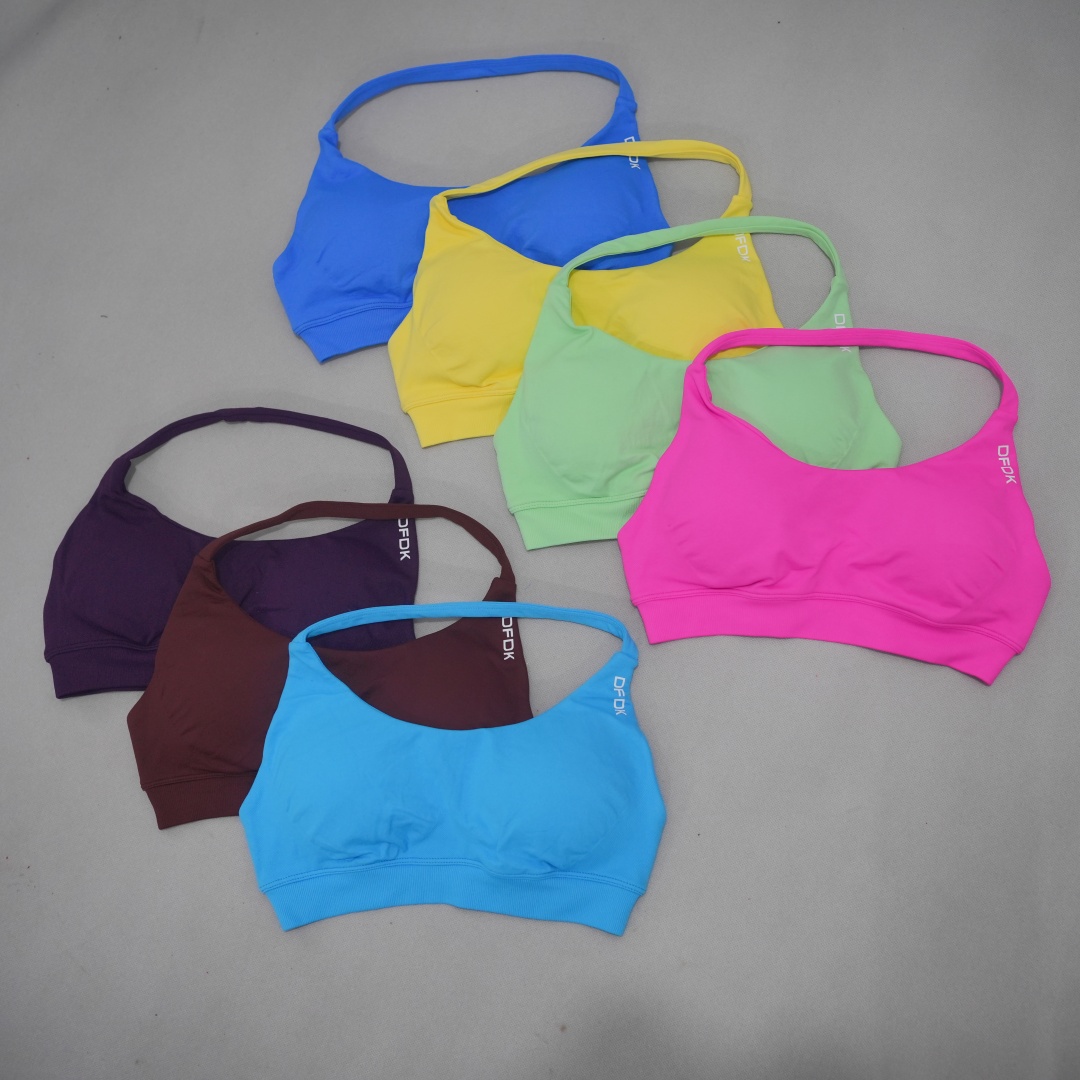 Plunge Bra Push Up - Reggiseno Sportivo Senza Cuciture DFDK per