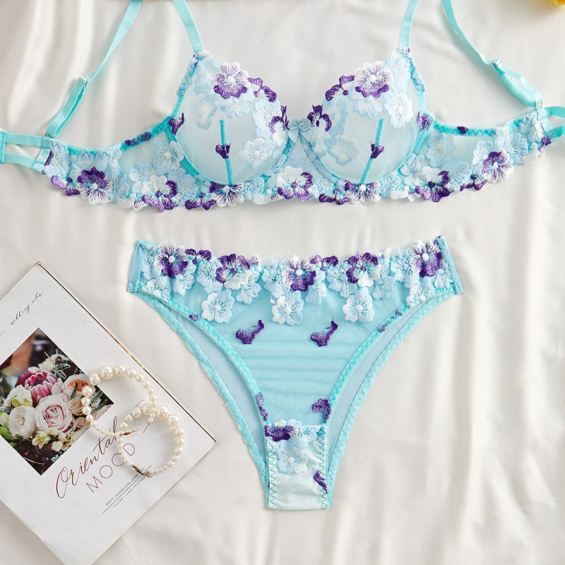 Set di lingerie bikini con piz - Sheer Bra Lace recensione e prezzo