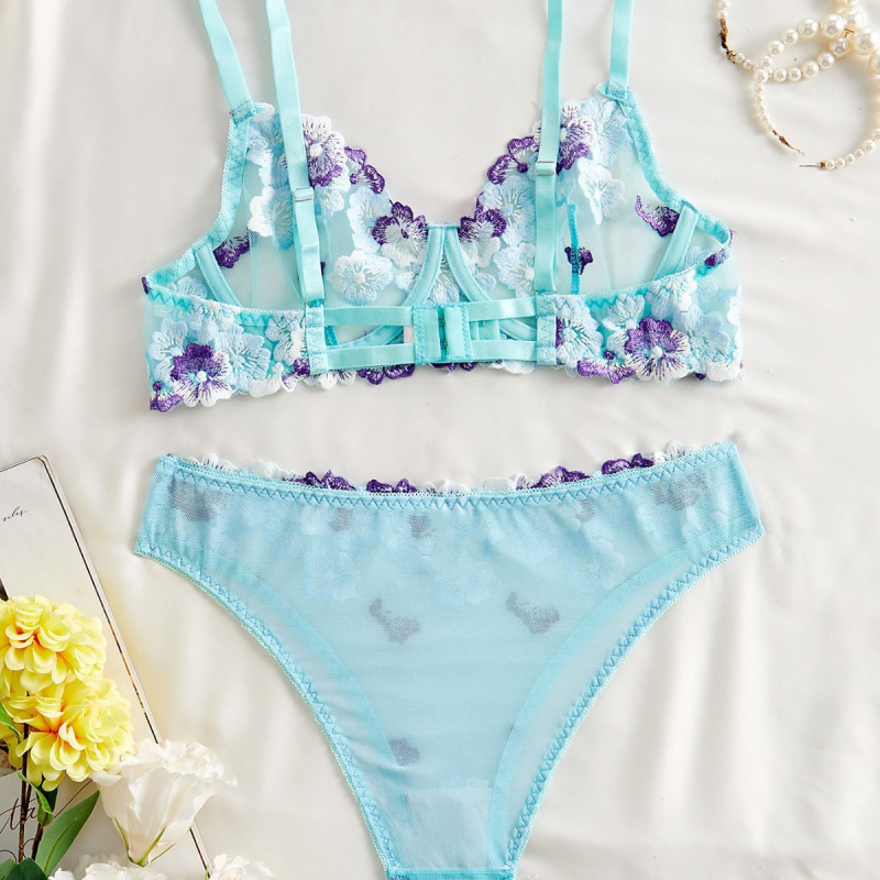 Set di lingerie bikini con piz - Sheer Bra Lace recensione e prezzo